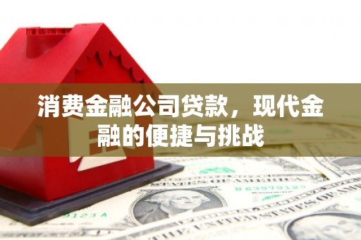 吉州消费金融公司贷款，现代金融的便捷与挑战
