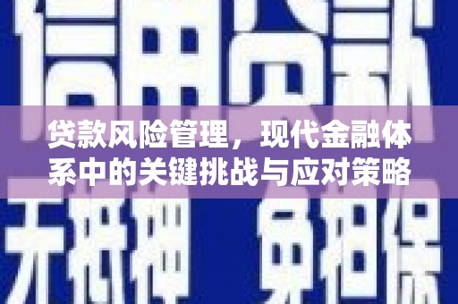 白银贷款风险管理，现代金融体系中的关键挑战与应对策略