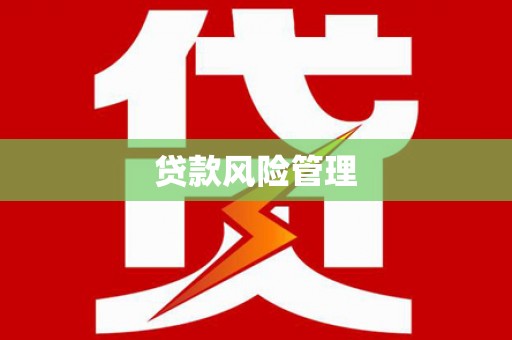 板桥贷款风险管理