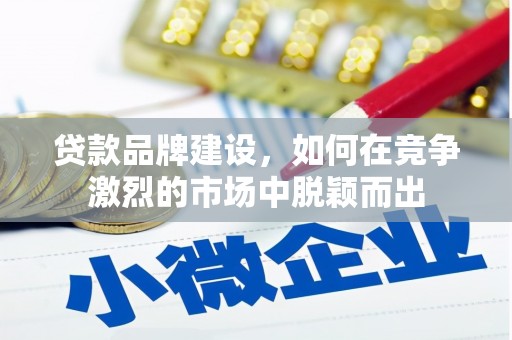 新蔡贷款品牌建设，如何在竞争激烈的市场中脱颖而出
