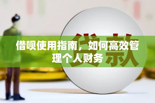 阿瓦提借呗使用指南，如何高效管理个人财务