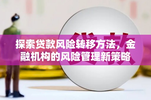 鹤岗探索贷款风险转移方法，金融机构的风险管理新策略