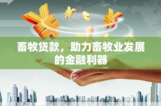 惠民畜牧贷款，助力畜牧业发展的金融利器