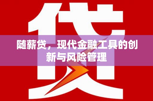 天镇随薪贷，现代金融工具的创新与风险管理
