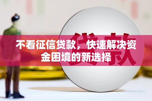 林芝不看征信贷款，快速解决资金困境的新选择