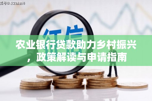 孙吴农业银行贷款助力乡村振兴，政策解读与申请指南