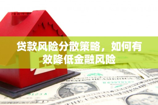 景东贷款风险分散策略，如何有效降低金融风险