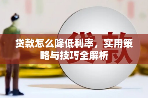 莱城贷款怎么降低利率，实用策略与技巧全解析