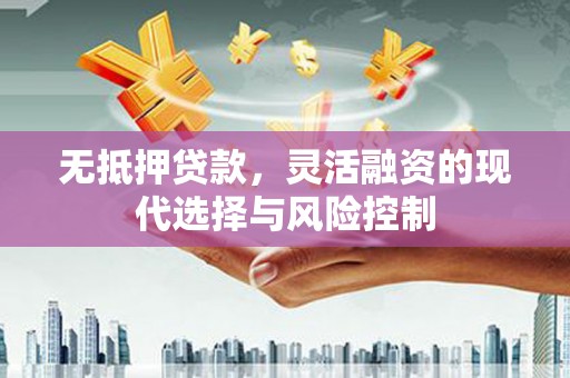 铜仁无抵押贷款，灵活融资的现代选择与风险控制