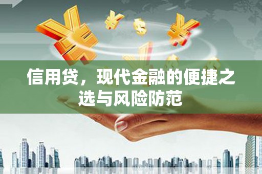 五股信用贷，现代金融的便捷之选与风险防范