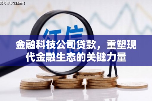 北埔金融科技公司贷款，重塑现代金融生态的关键力量