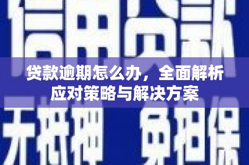弓长岭贷款逾期怎么办，全面解析应对策略与解决方案