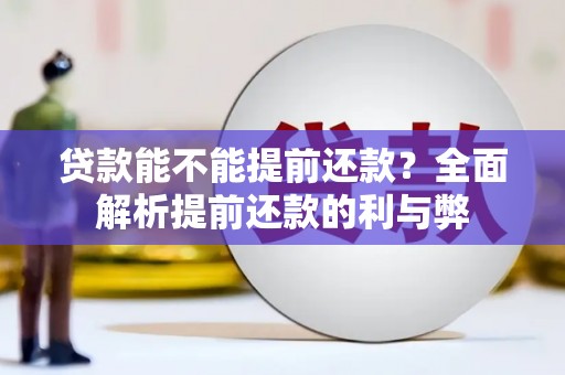 吐鲁番贷款能不能提前还款？全面解析提前还款的利与弊